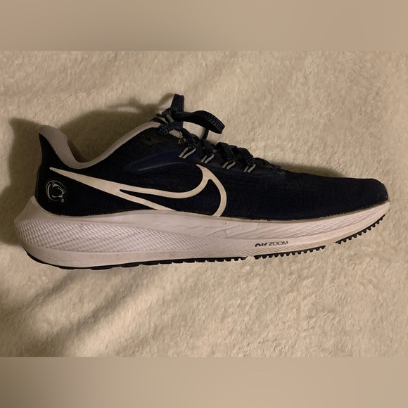 Penn State Nittany Lions Blue & White NIKE Air Zoom Pegasus 39 Size7 Unisex Shoe - Picture 10 of 15